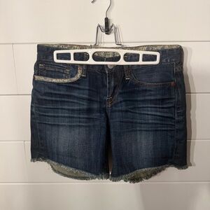 Lucky Brand Dark Blue Jean Shorts